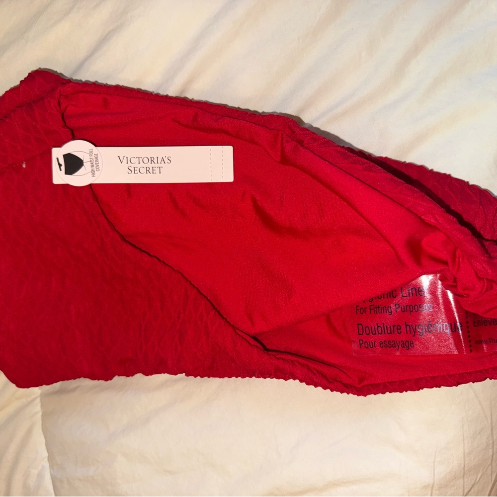 Victoria's Secret Vibrant Red Bikini Bottom